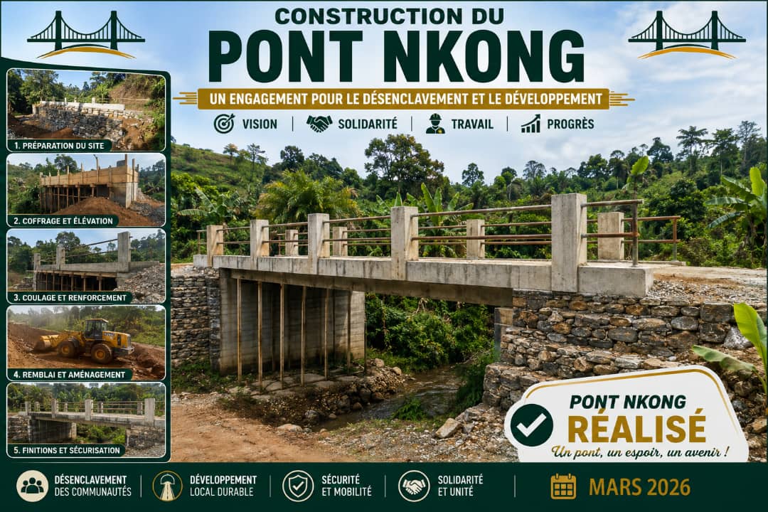 Travaux du Pont de Nkong